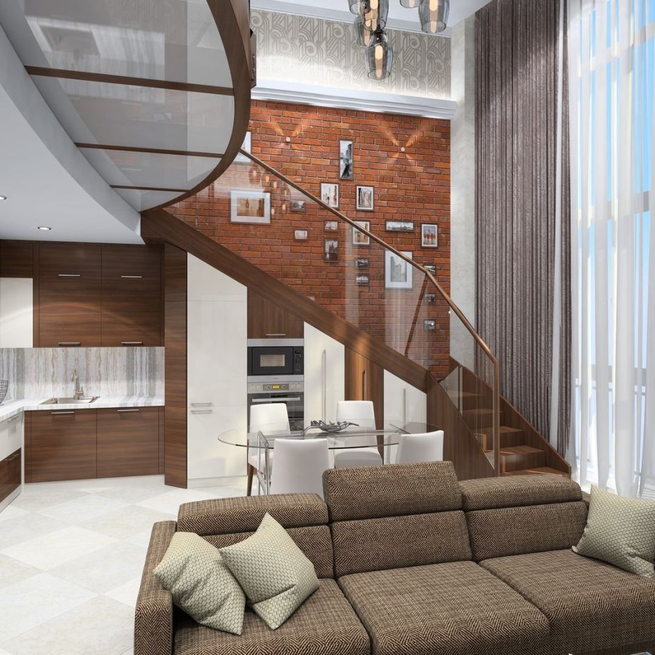 Проект двухуровневой квартиры