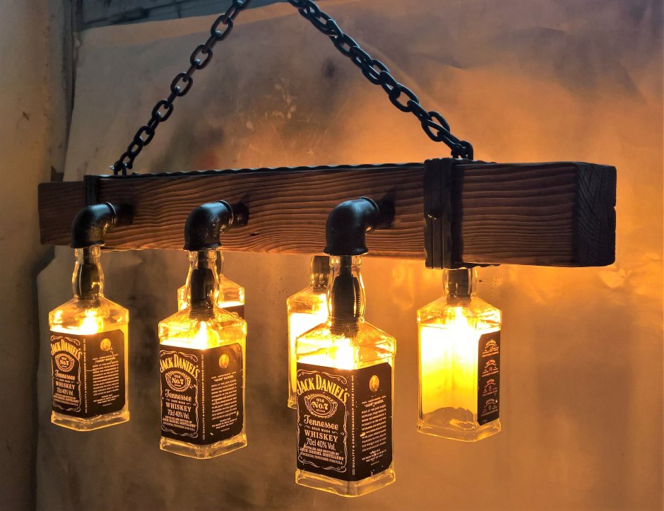 Бра из бутылки Джек Дэниэлс