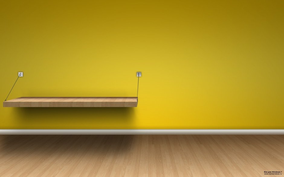 Фон для рабочего стола в виде комнаты