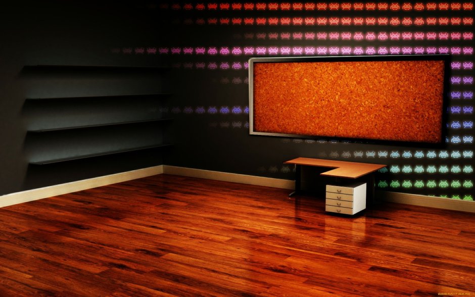 Рабочий стол полочки