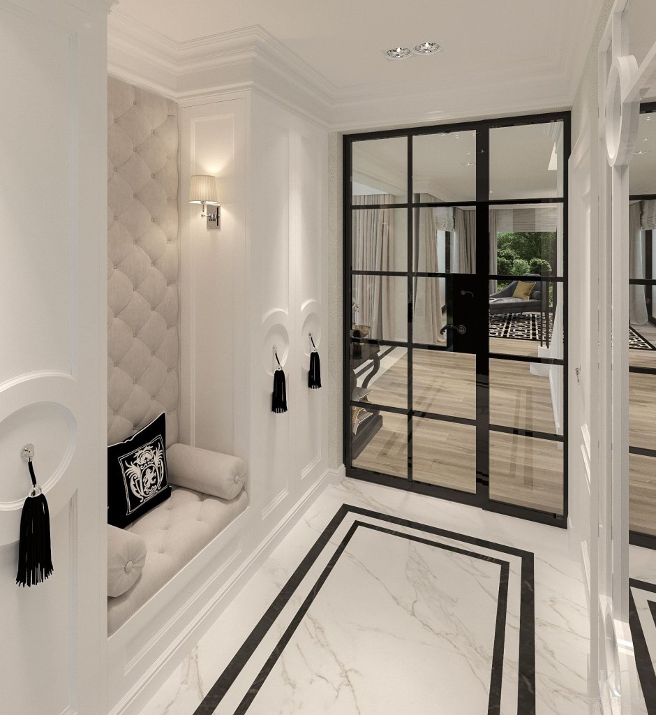 Зеркало в прихожую настенное лофт