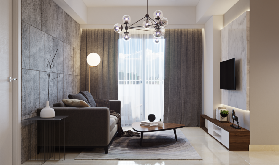 Квартира в серых тонах реальные