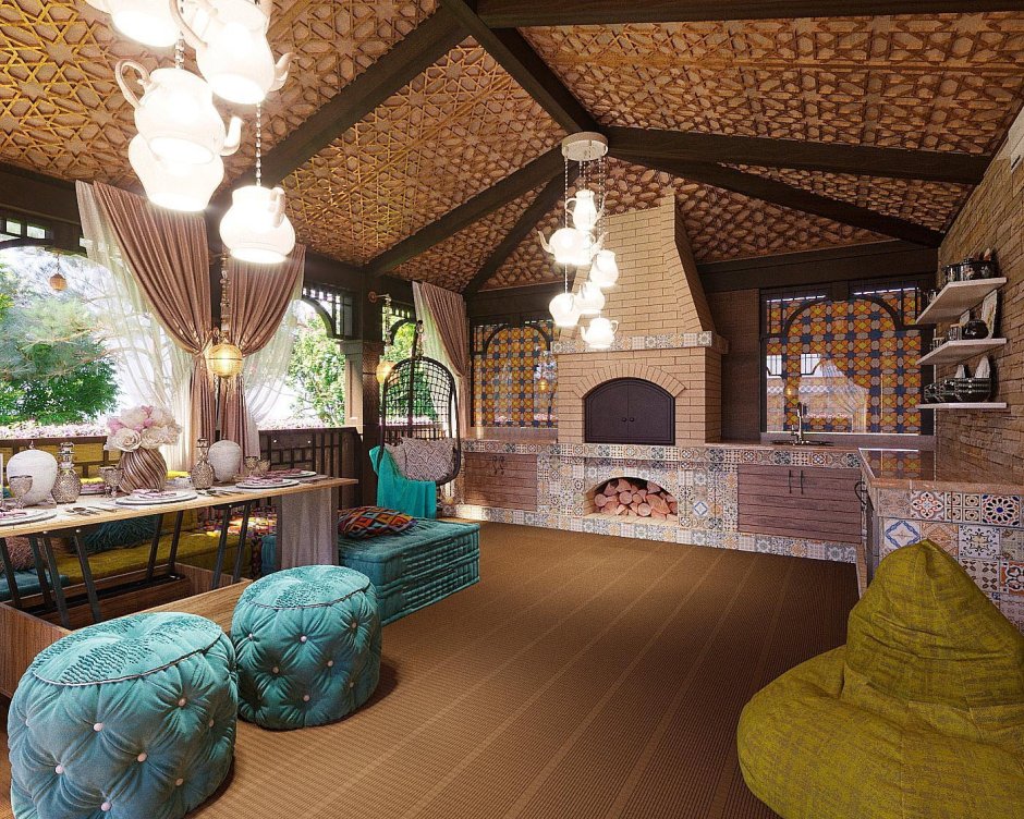 Маленький дачный домик с верандой