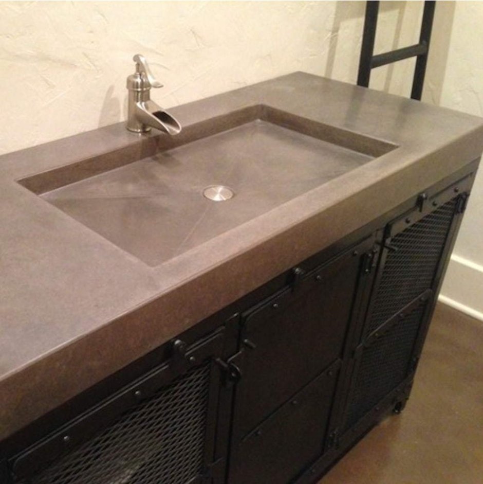 Раковина из бетона "аристо"