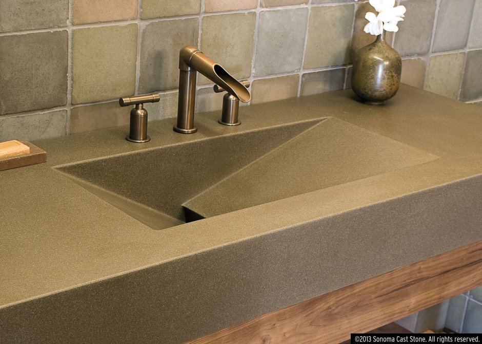 Столешница под раковину из гипсокартона