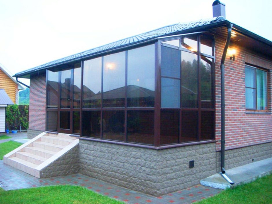 Беседка Аркона застекленная