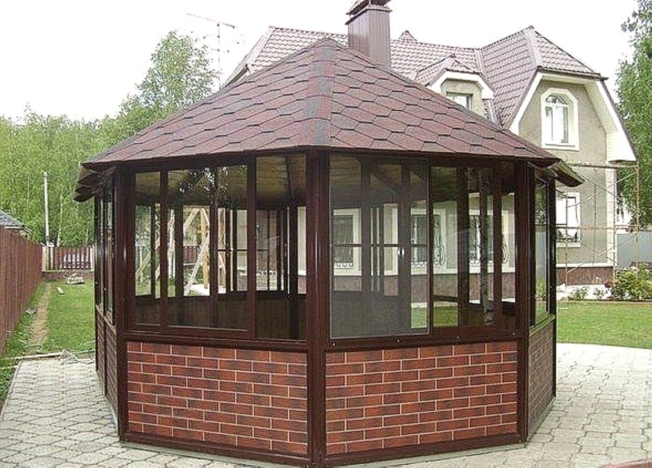 Алютех 100 остекление террасы