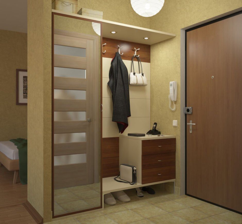 Маленькая кладовка в прихожей