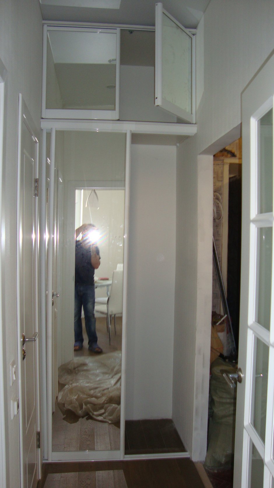 Гардеробная из кладовки в хрущевке