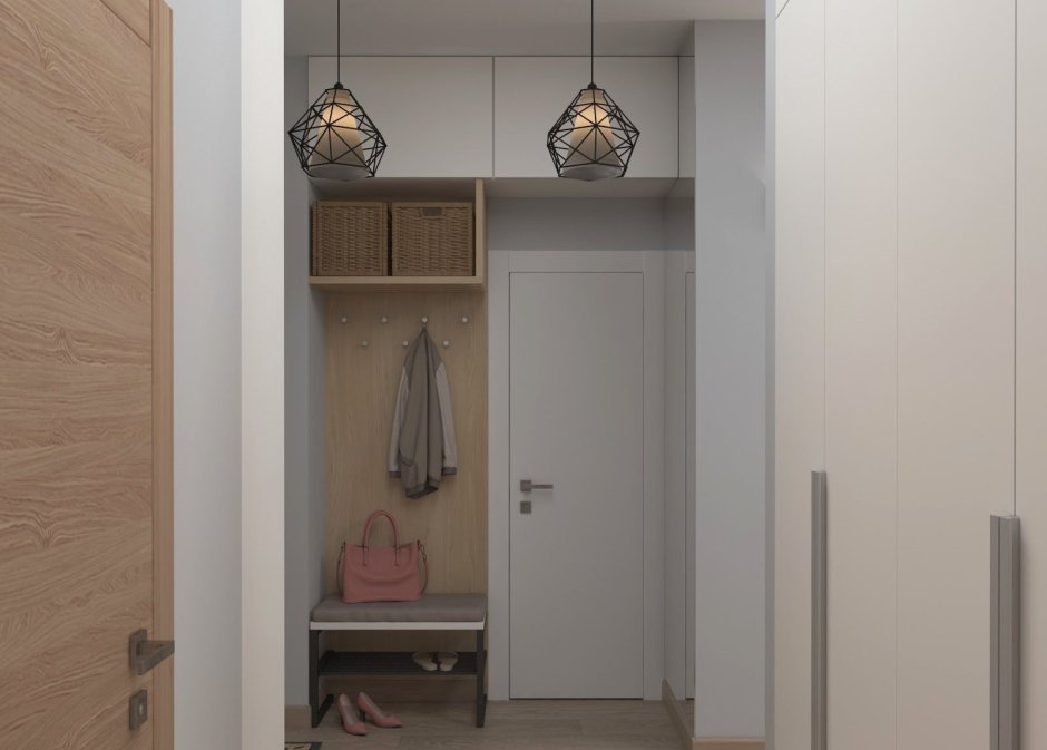 Шкаф купе для маленькой прихожей