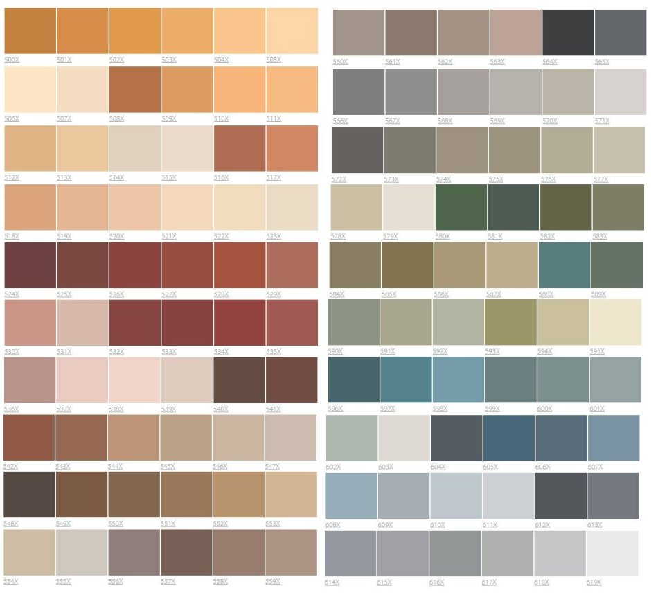 Колер Тиккурила палитра