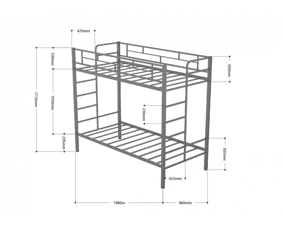 Кровать-чердак Амстердам 2 120