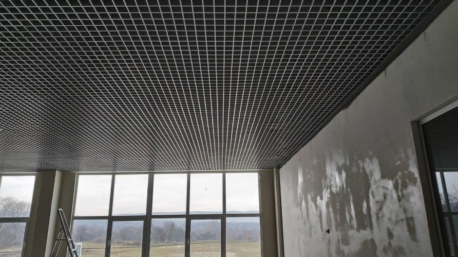 Фактура потолка Грильято