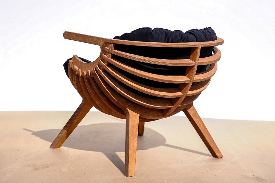 Кресло Ракушка из фанеры