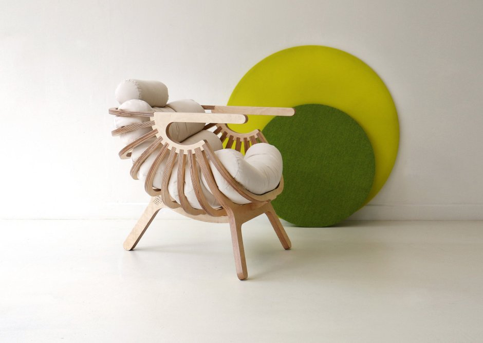 Интерьерное кресло Ракушка