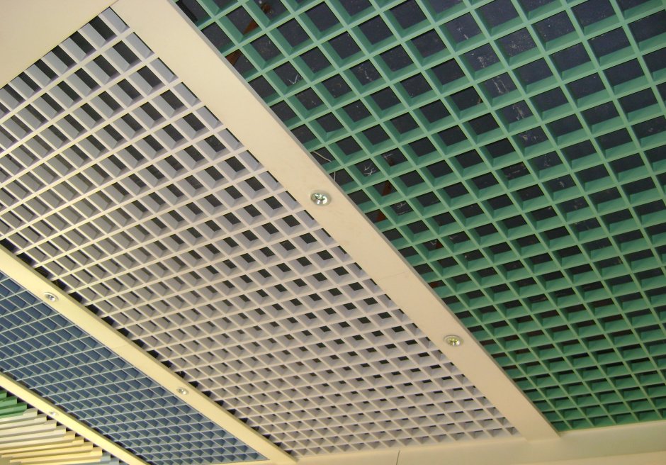 Решетка вентиляционная декоративная потолочная 595х595 бел. Era п6060дп Fusion