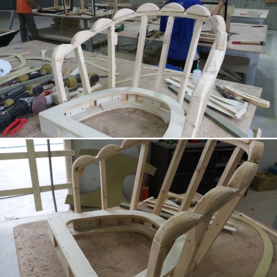 Параметрическая мебель кресло чертежи для ЧПУ