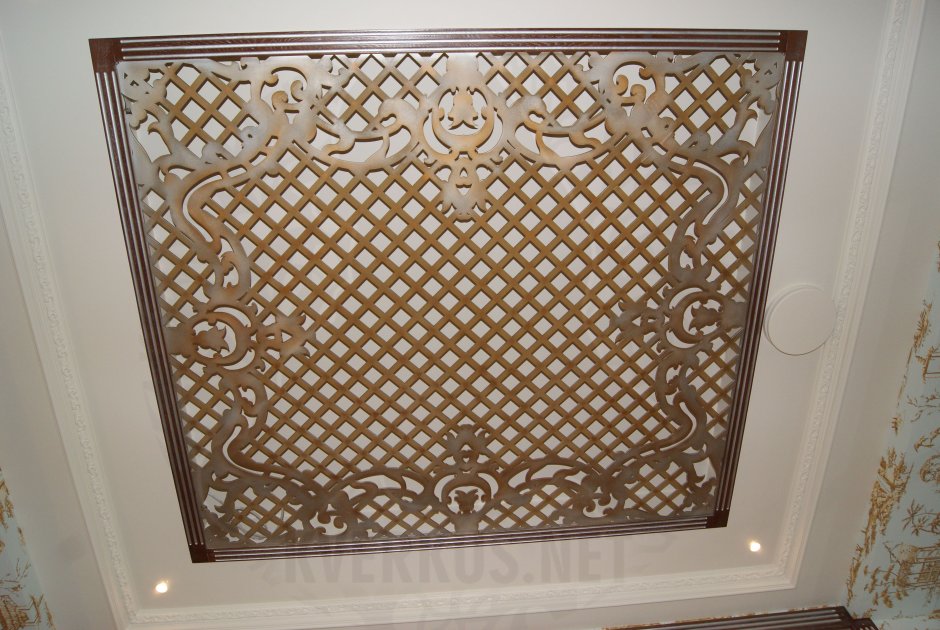 Декоративная решетка из фанеры