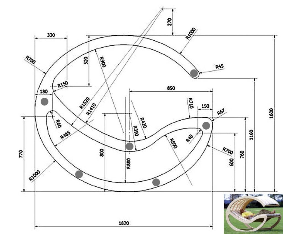 Пуф со спинкой mz5