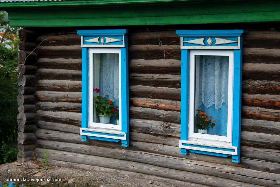 Пластиковые окна в деревенском доме