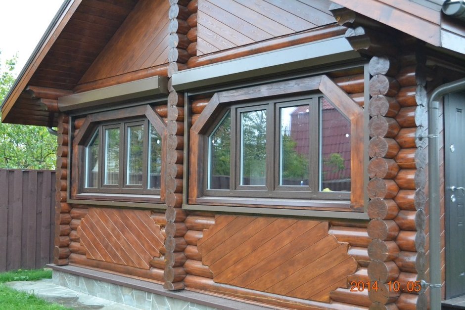 Пластиковые окна в деревенском доме