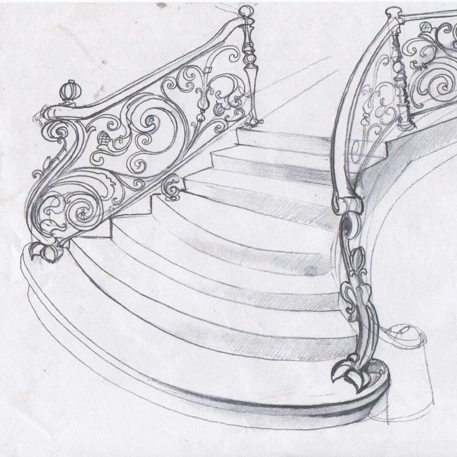 Набросок лестницы