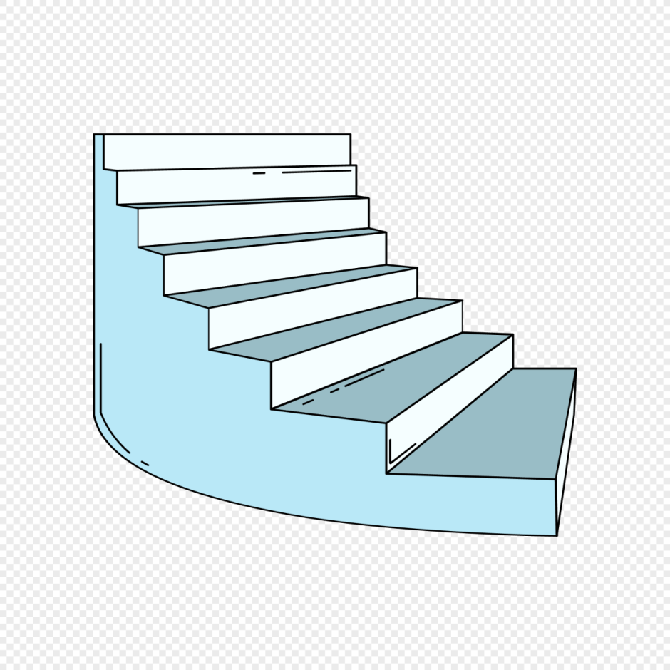 Синий лестница рисунок