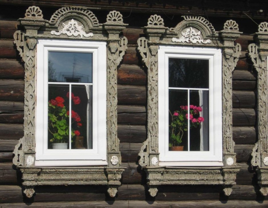 Деревенские наличники