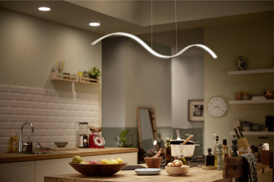 Светильники над столешницей