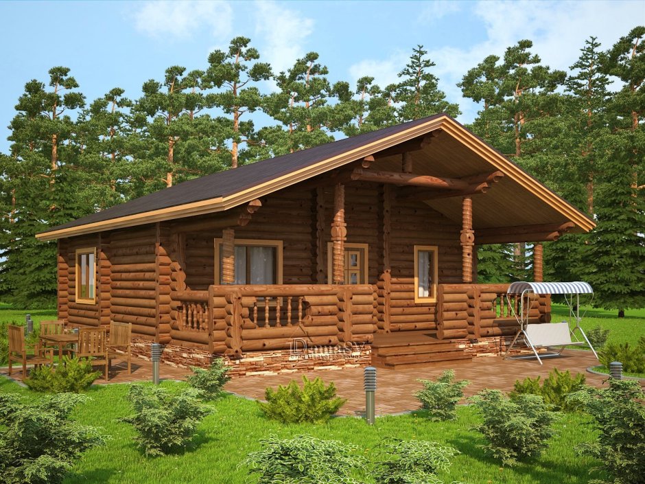 Баня из ОЦБ