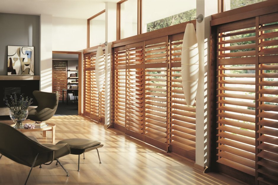 Деревянные жалюзи на окна Италия