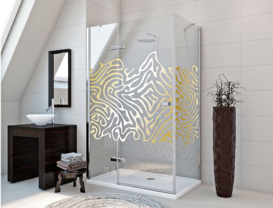 Душевой уголок со шторкой