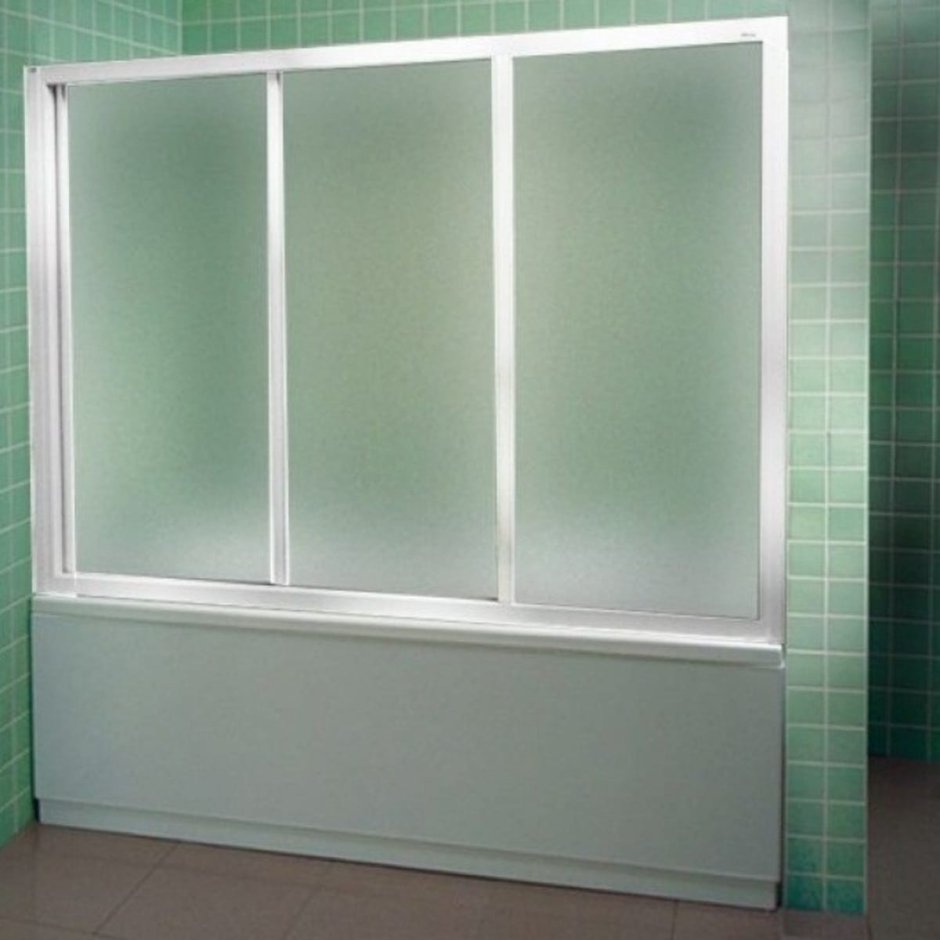 Матовая стеклянная перегородка в ванную