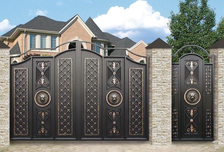 Кованые ворота Викри Дагестан