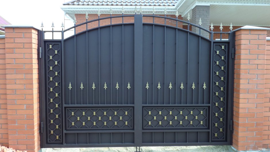 Металлические ворота