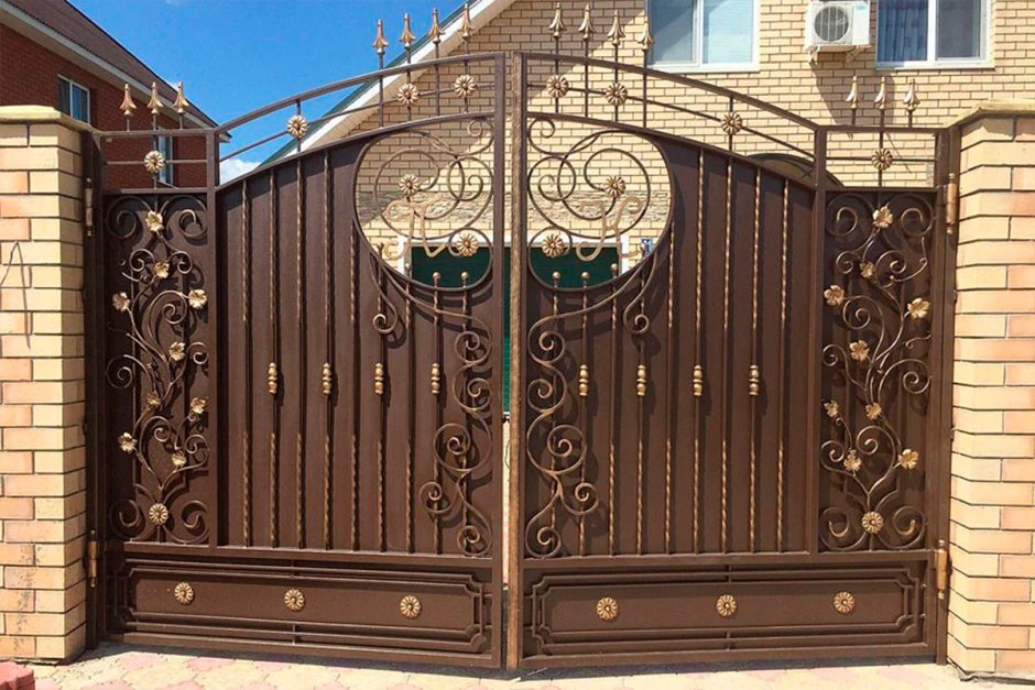 Кованые ворота Сикард
