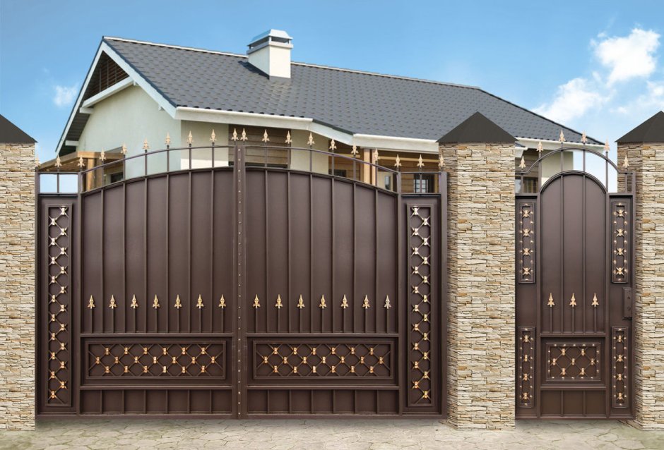 Кованые ворота Сикард