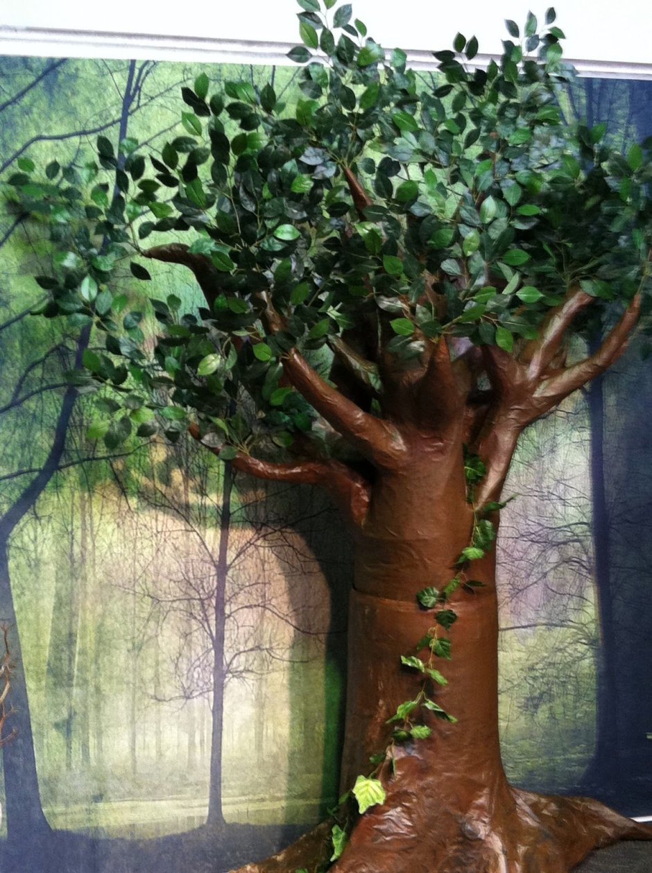 Дерево папье маше