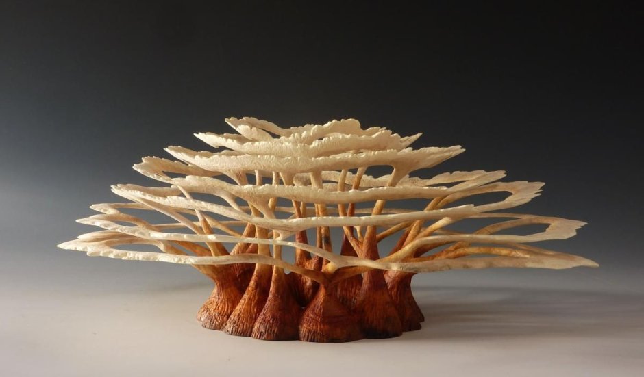 Абстрактная деревянная скульптура Алена Майлэнда