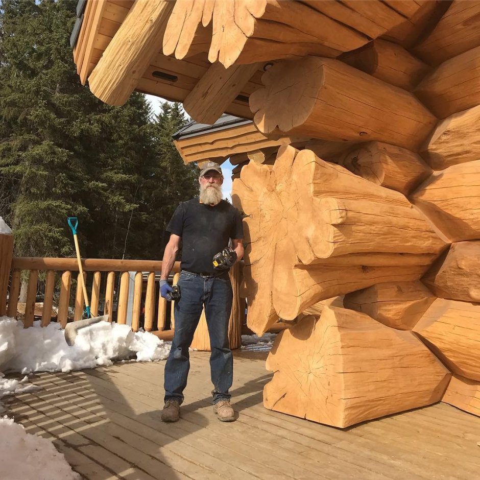 Дом из секвойи Канада