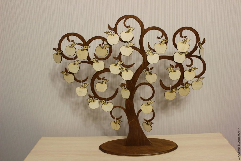 Генеалогическое дерево из фанеры