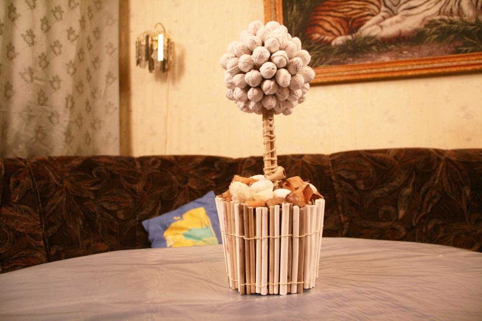 Декоративное дерево своими руками