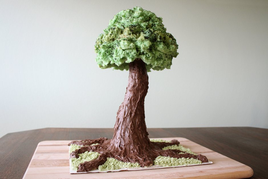 Дерево из скульптурного пластилина