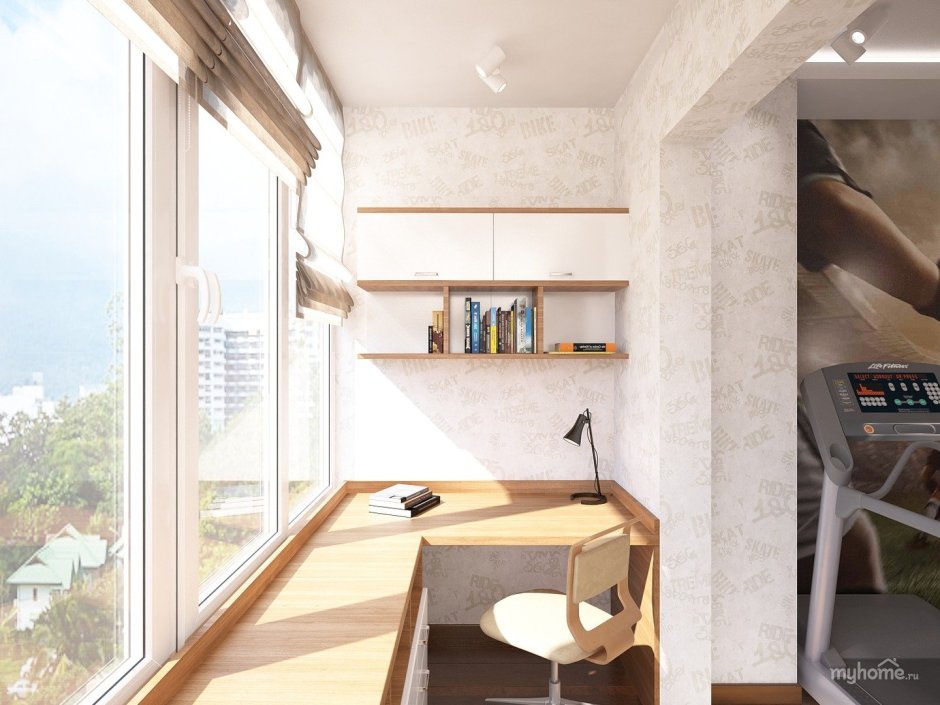 Детская с присоединенным балконом