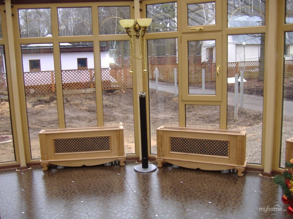 Радиаторные батареи для витражных окон