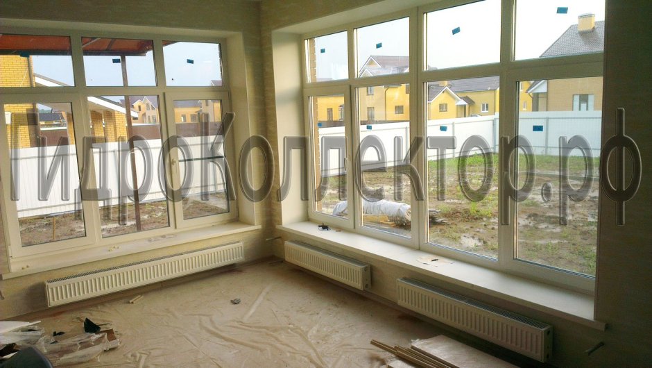 Батарея под большое окно