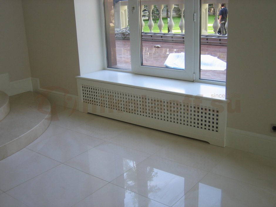 Экран под подоконник для батареи