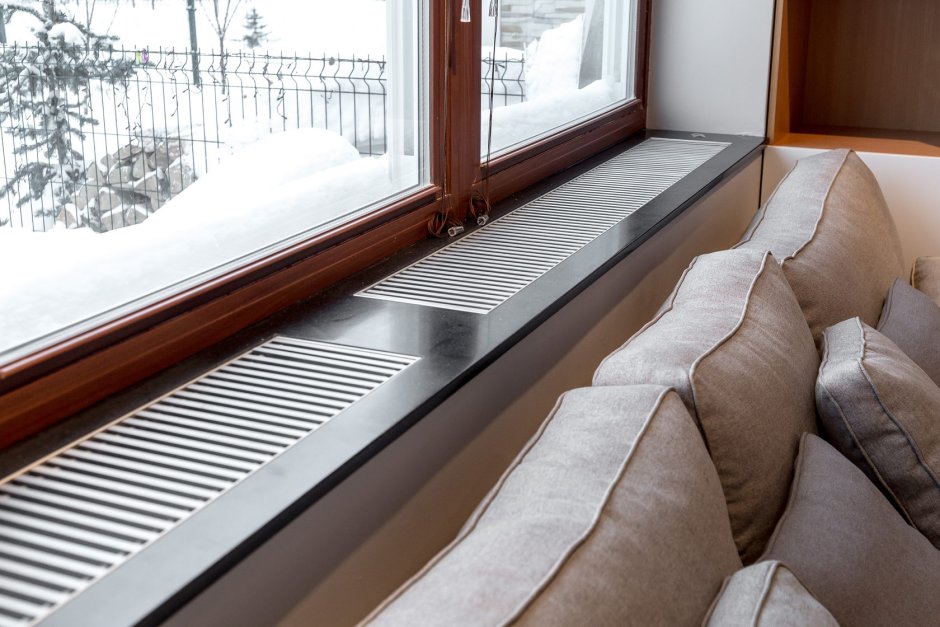 Конвектор внутрипольный КЗТО Бриз 260х80х2000 мм