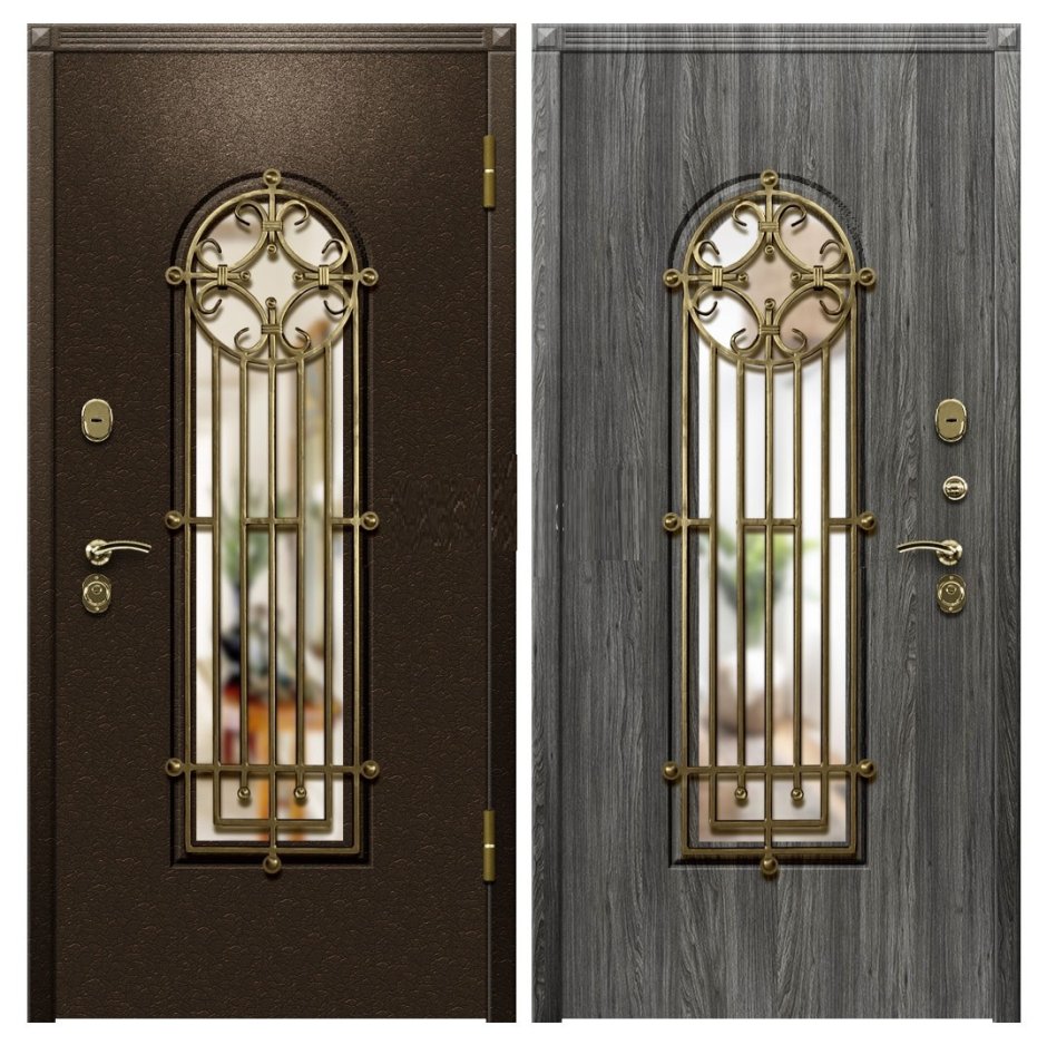 Кованые двери входные