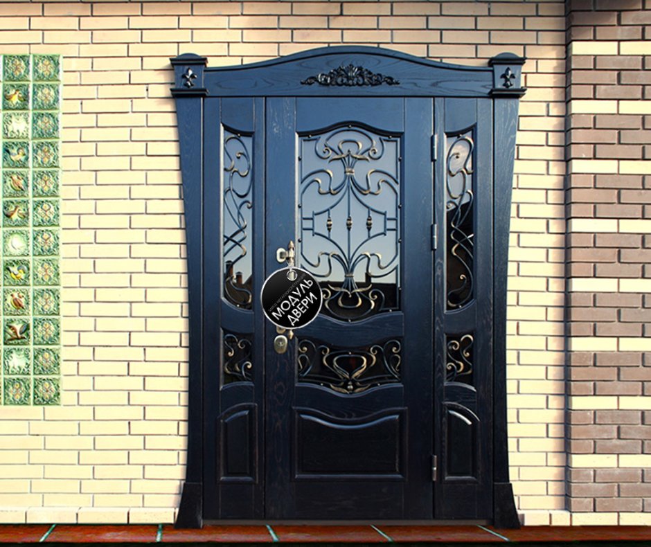 Двери с терморазрывом с ковкой